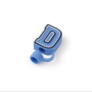 NWT Target Bullseye Playground Monogram "D” Straw Topper in Blue